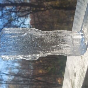 Iittala, Tapio Wirkkala art glass Crystal vase 1960's